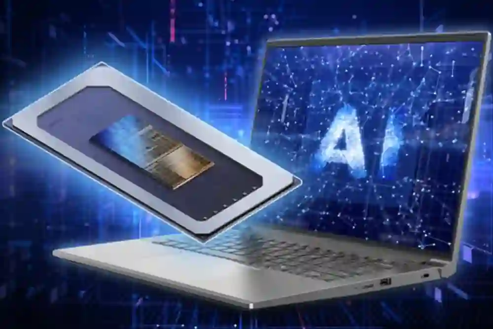 Modern AI PC with CPU GPU and NPU technologies