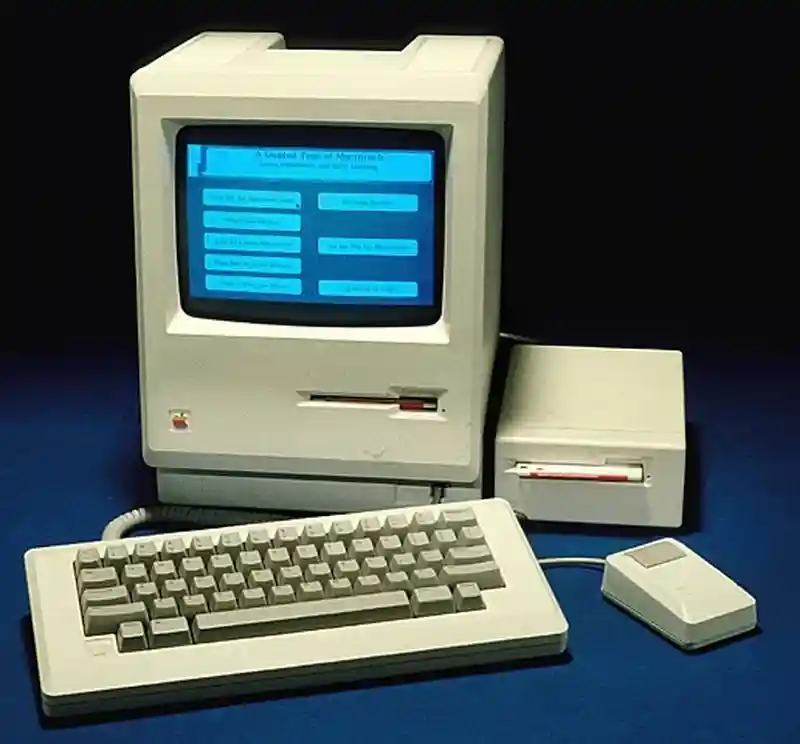 Original Macintosh computer introduced in 1984