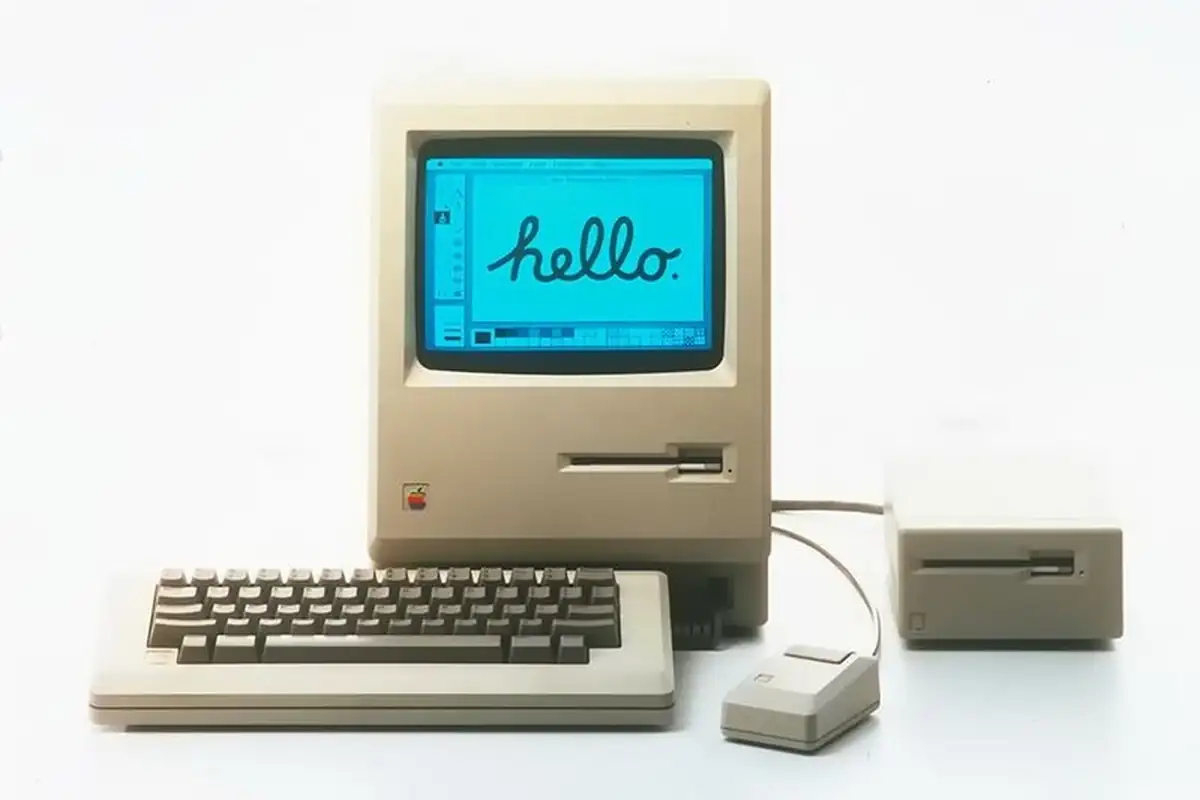 Original Apple Macintosh computer from 1984