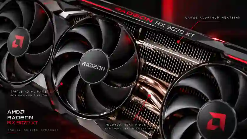 rx 9070 xt cooling